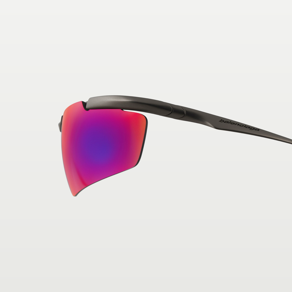 Balenciaga Boomerang Cat Sunglasses in Silver