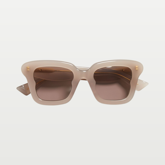 Bottega Veneta Sophia Ribbon Butterfly Sunglasses in Brown/red