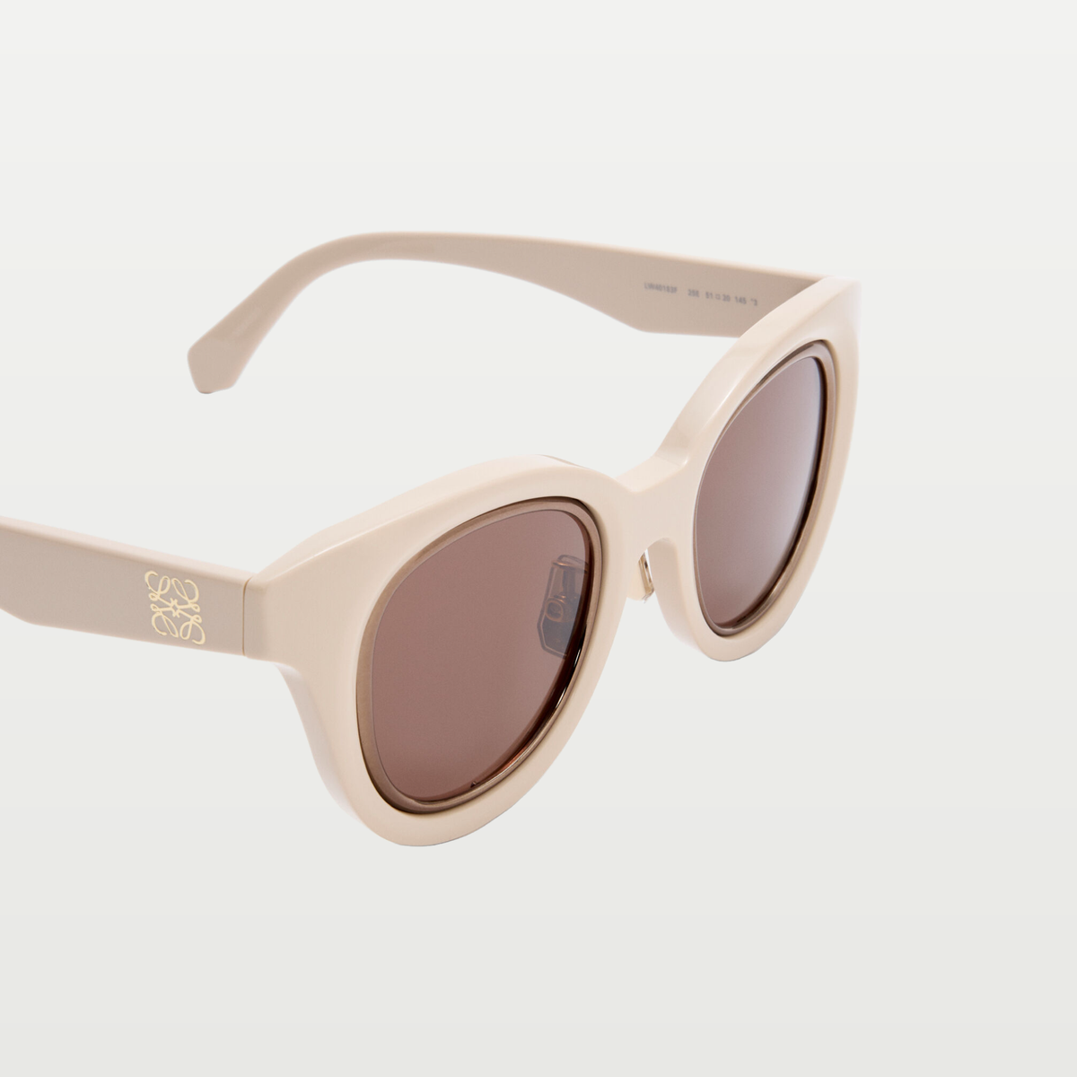 LOEWE Mini Anagram Butterfly sunglasses in Cream