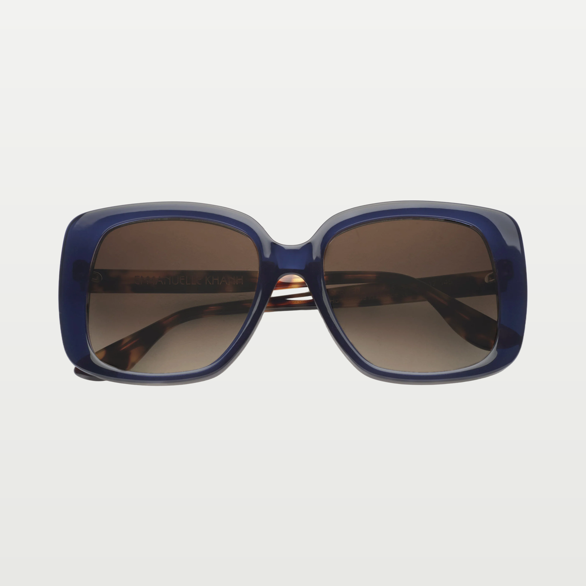 Emmanuelle Khanh Sunglasses CARMEN-SOL — NIGHT CRYSTAL - PANTHER SCALE