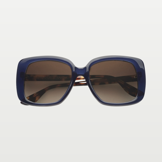 Emmanuelle Khanh Sunglasses CARMEN-SOL — NIGHT CRYSTAL - PANTHER SCALE