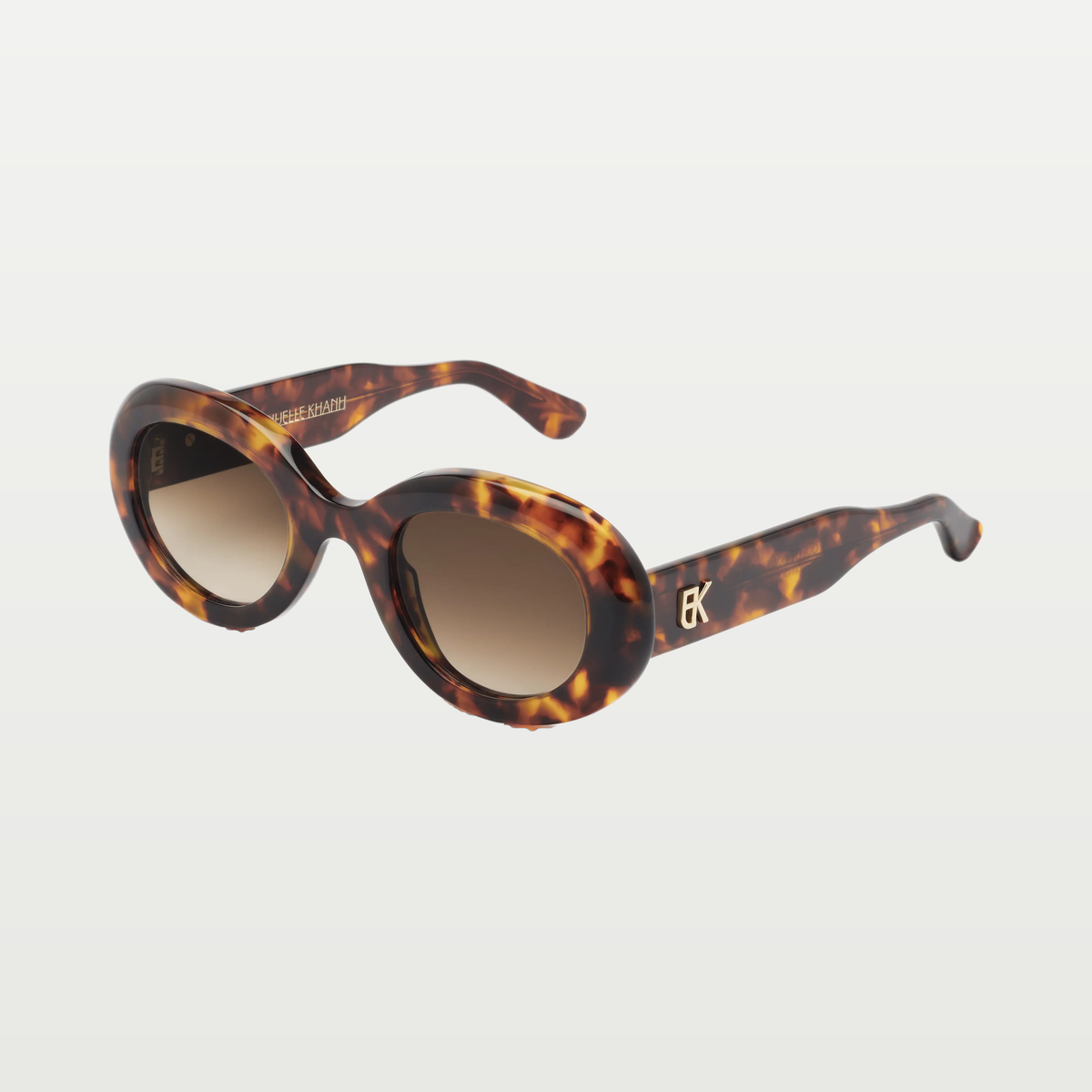 Emmanuelle Khanh Sunglasses QUEEN — ORGANIC BRONZE SCALE