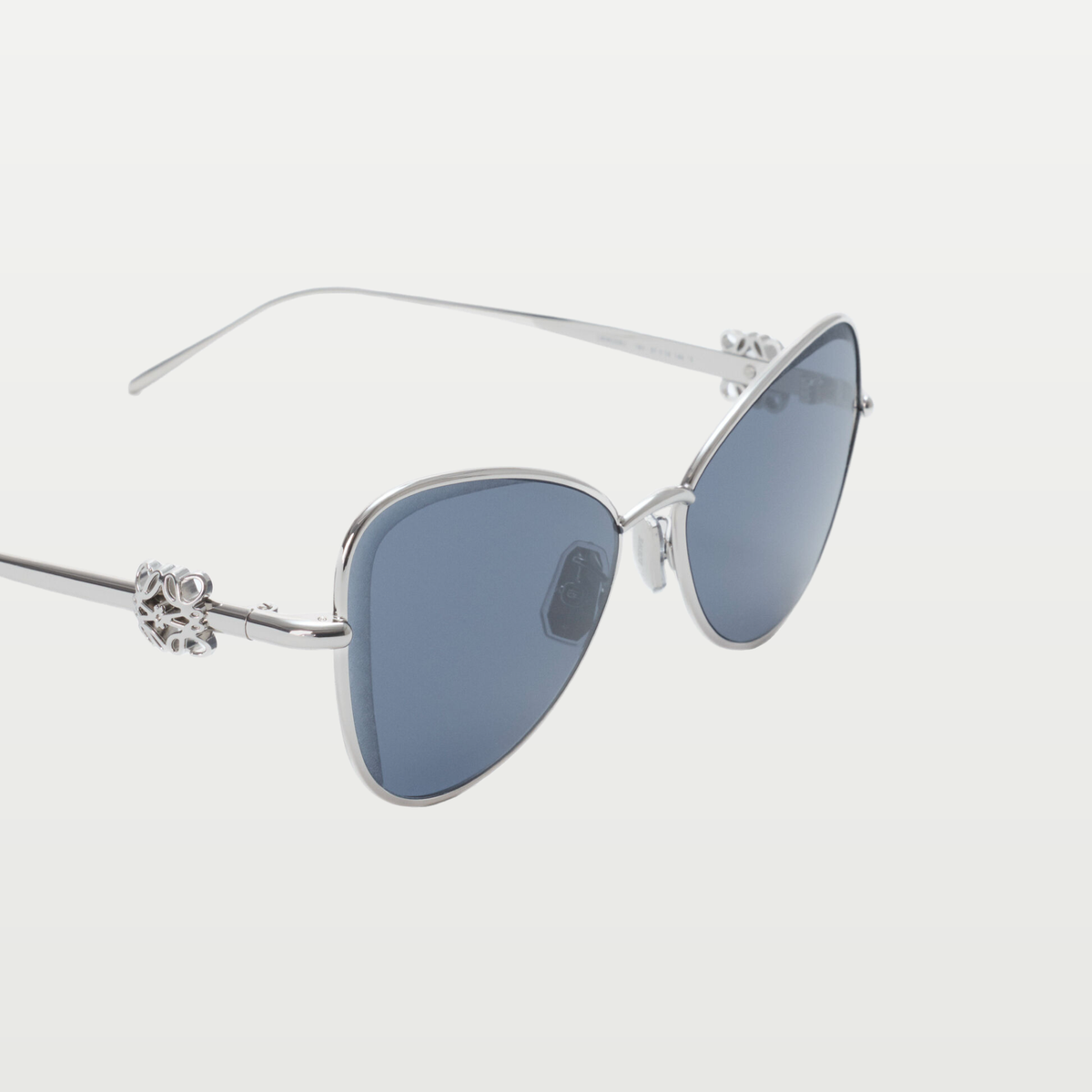 LOEWE Anagram Bombé Butterfly sunglasses in Denim Blue
