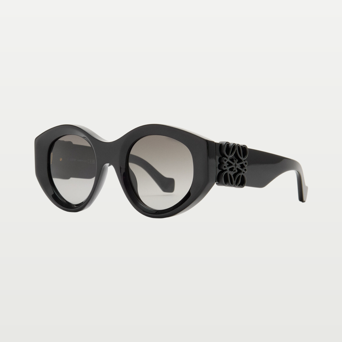 LOEWE Maxi Anagram Butterfly Sunglasses in Black Black