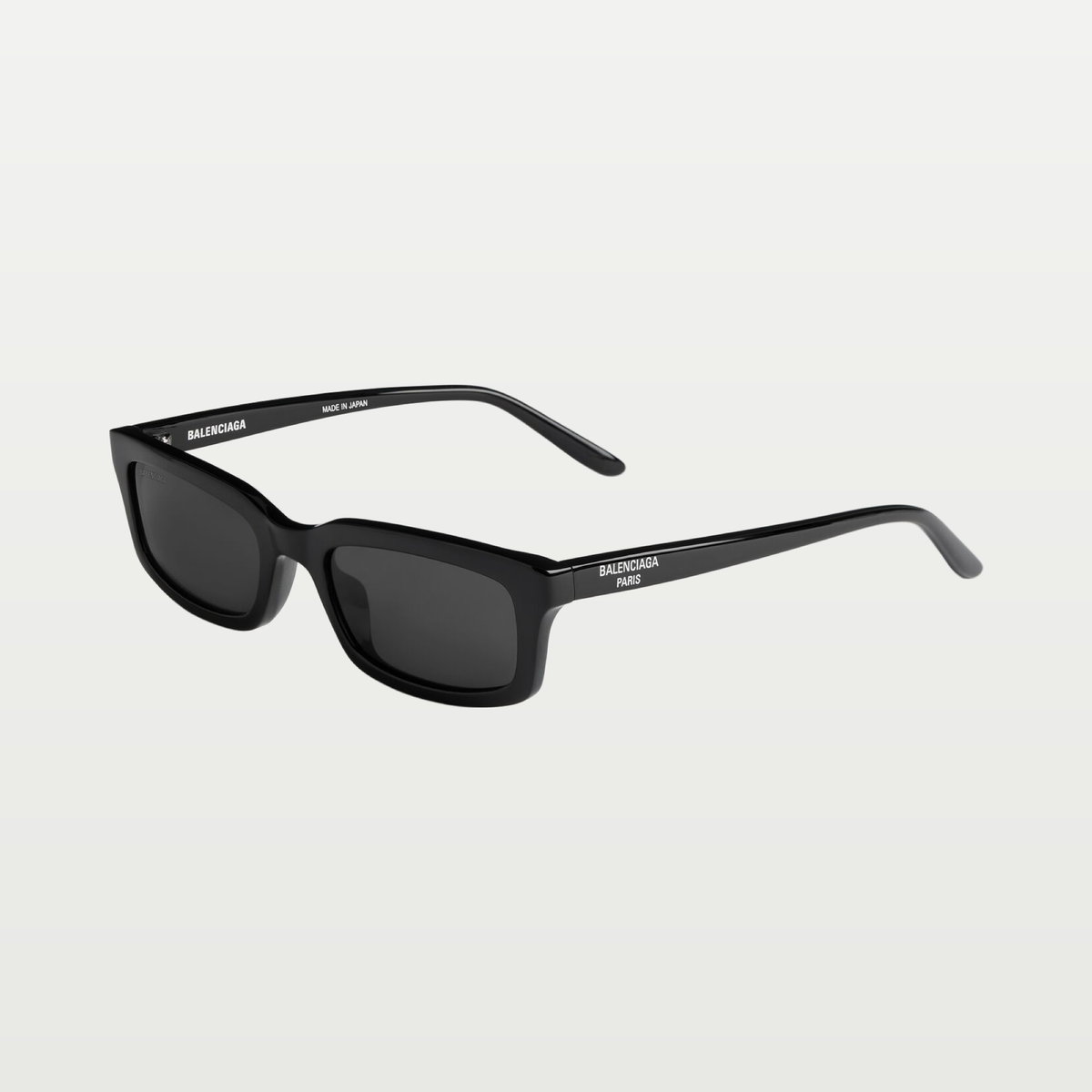 Balenciaga Daily Rectangle Sunglasses in Black