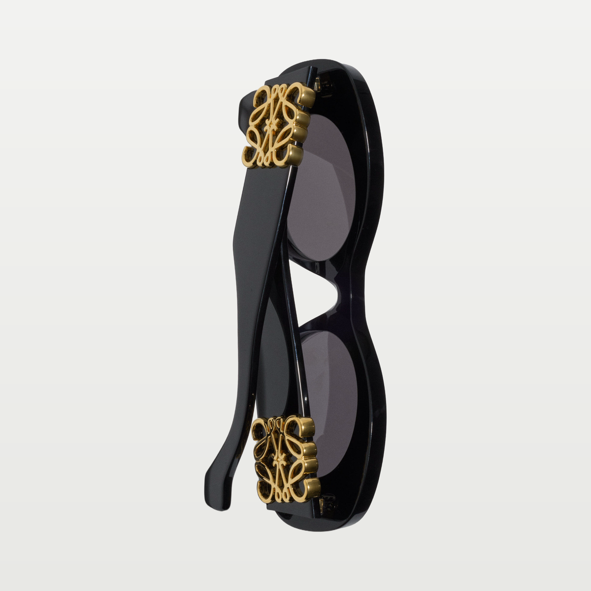 LOEWE Maxi Anagram Butterfly Sunglasses in Black