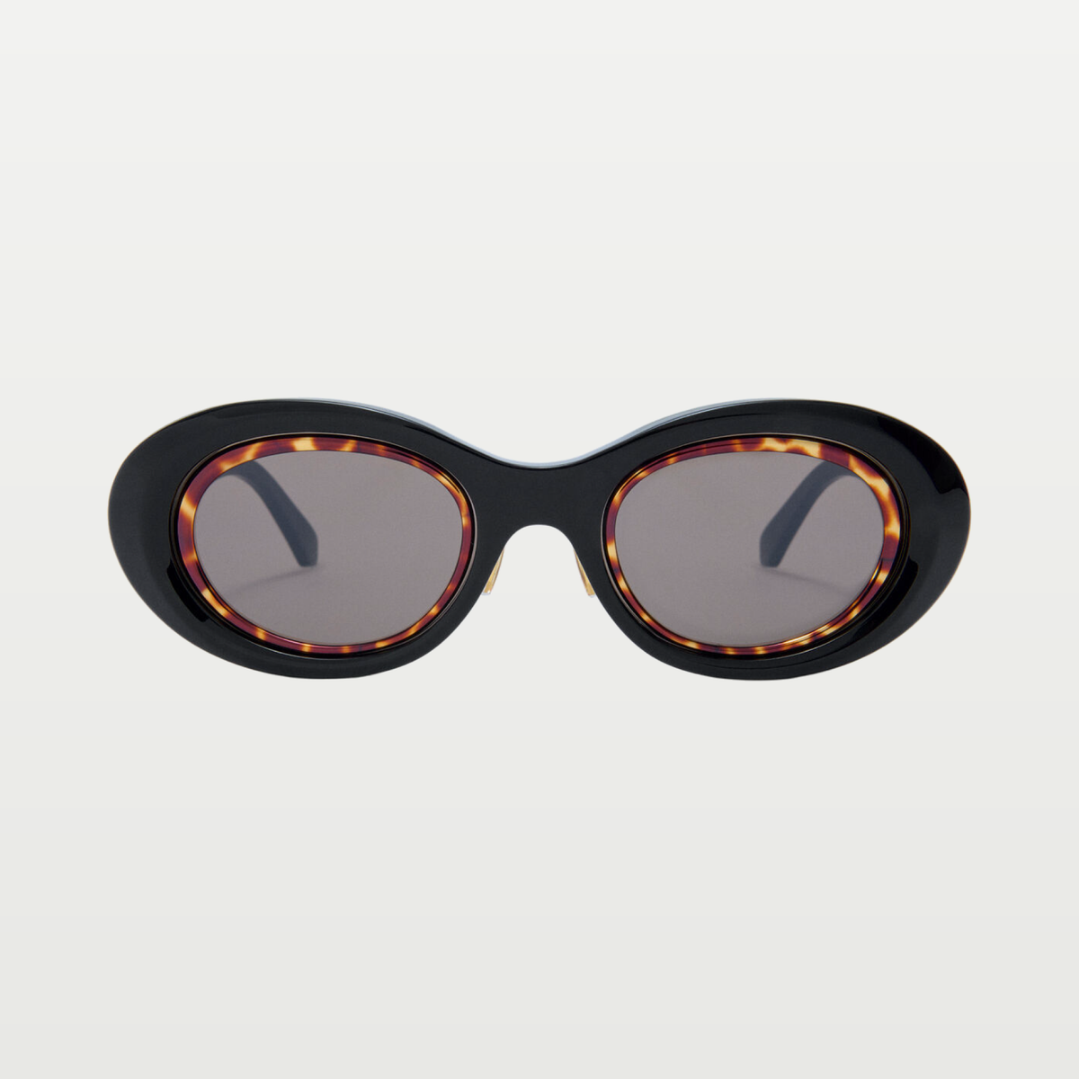 LOEWE Mini Anagram Oval sunglasses in Black