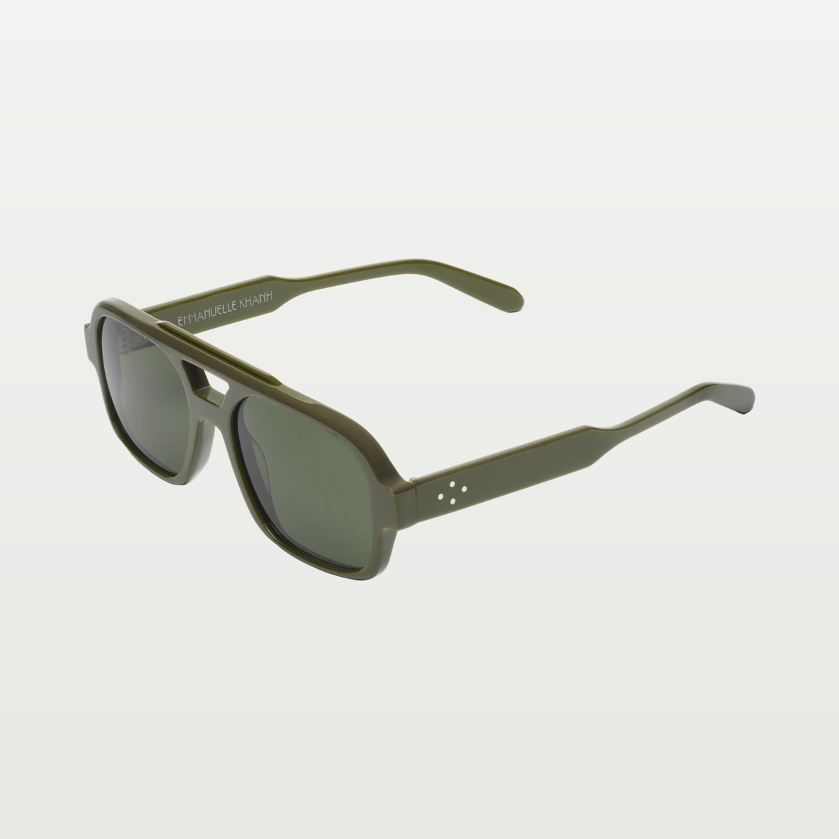 Emmanuelle Khanh Sunglasses HERO — OLIVE
