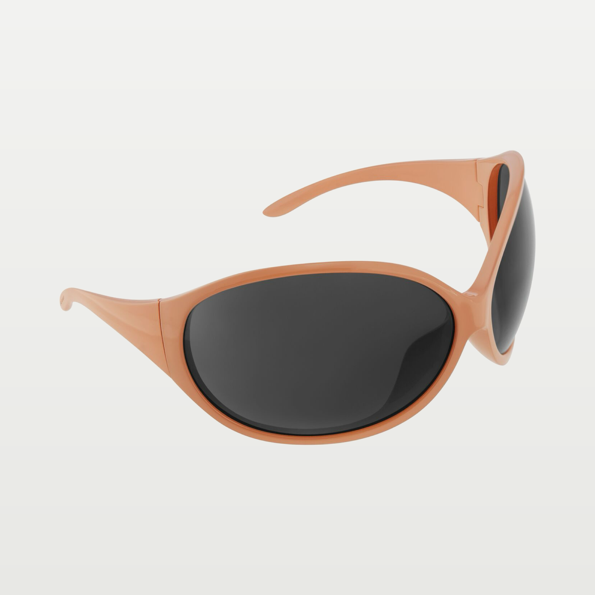 Balenciaga Phantom Round Sunglasses in Milky Nude