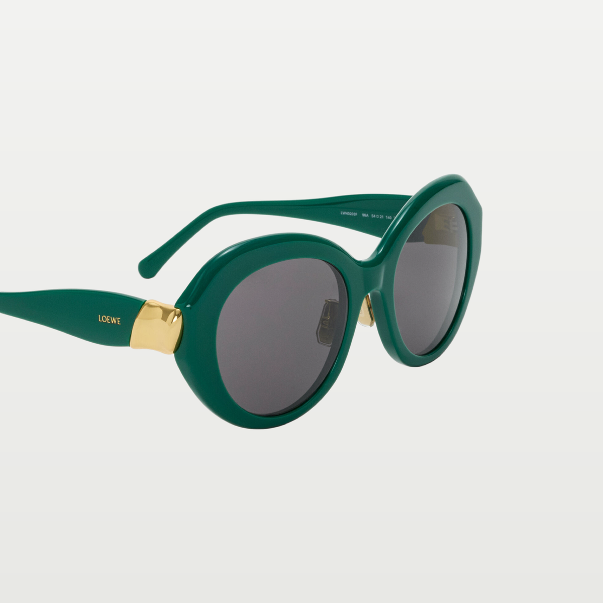 LOEWE Coil Butterfly sunglasses in Emerald Green
