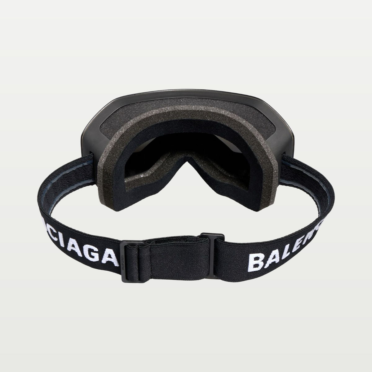 Balenciaga Ski Mask Goggles in Mirror Silver