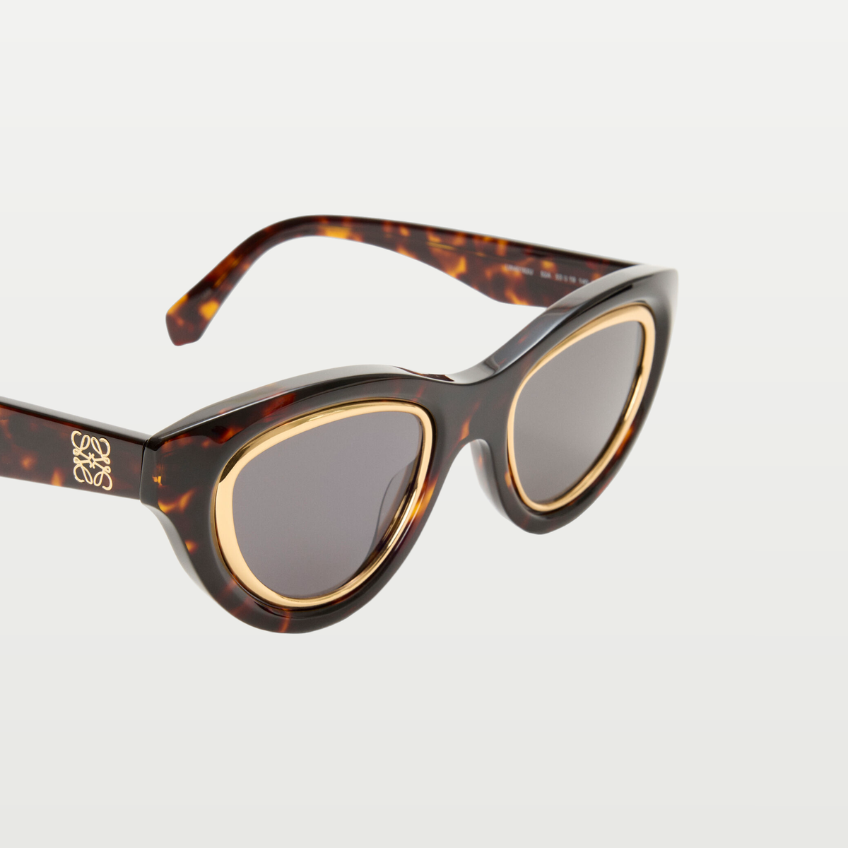 LOEWE Mini Anagram Cateye sunglasses in Havana