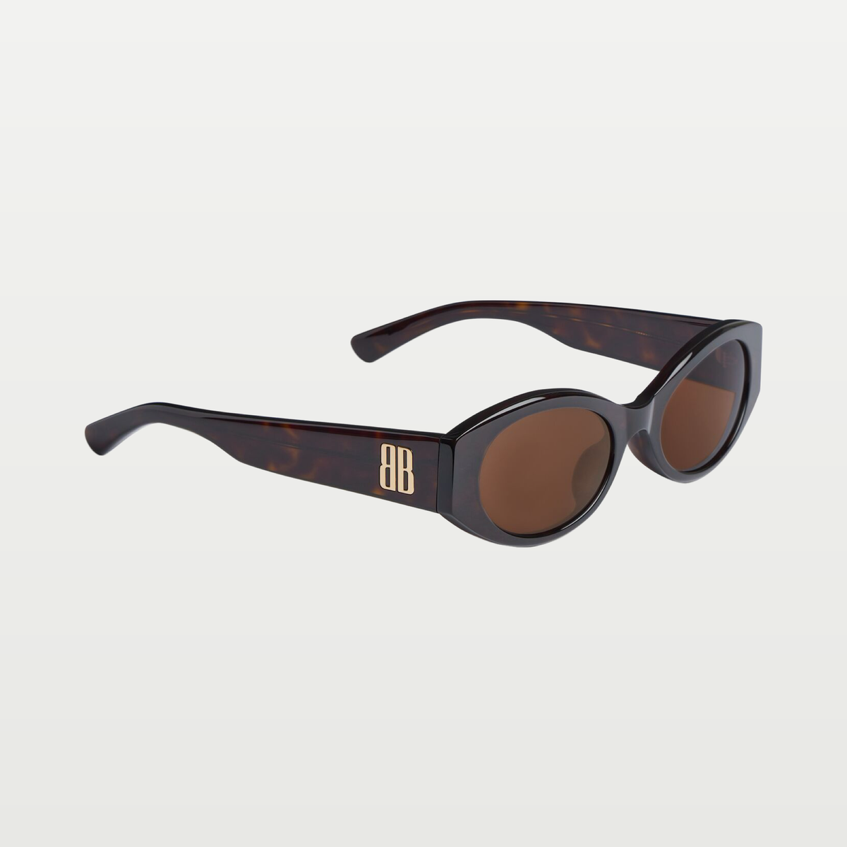 Balenciaga Women's Nano Round Af Sunglasses in Dark Havana