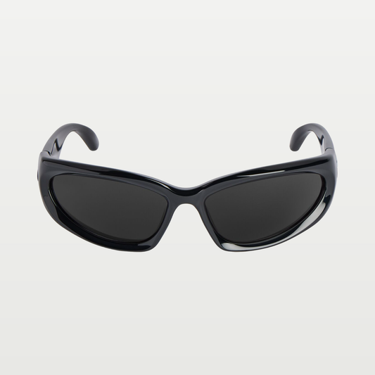 Balenciaga Swift Oval Sunglasses in Black