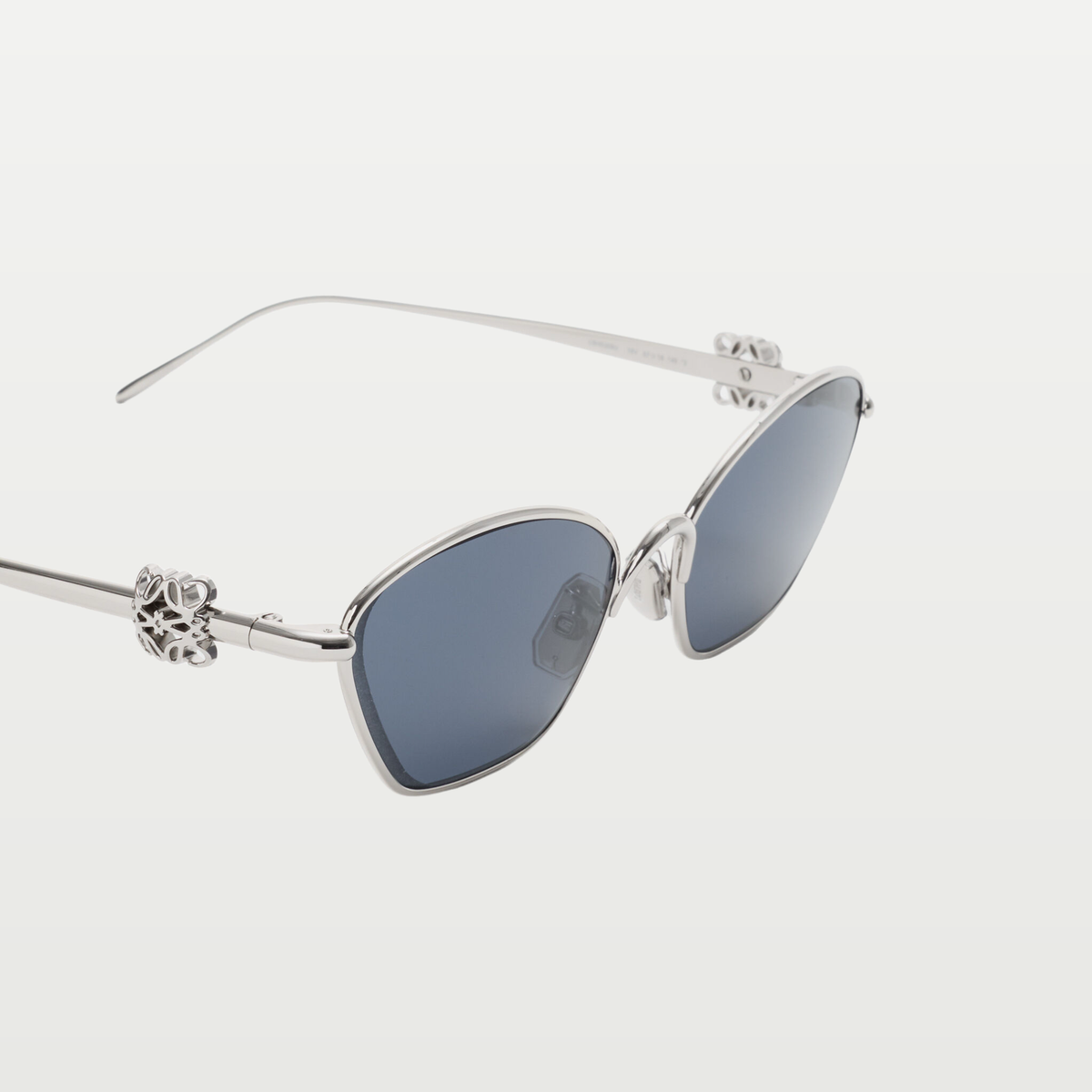 LOEWE Anagram Bombé Hexagon sunglasses in Denim Blue