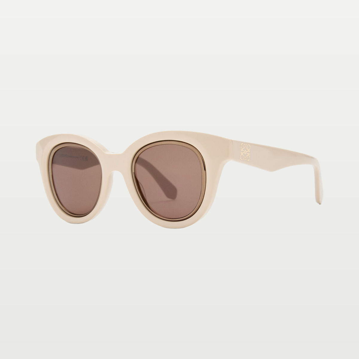 LOEWE Mini Anagram Butterfly sunglasses in Cream