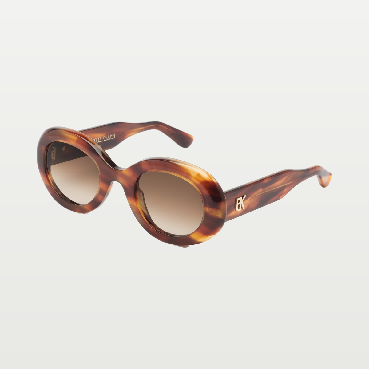 Emmanuelle Khanh Sunglasses QUEEN — HAVANA FLAME
