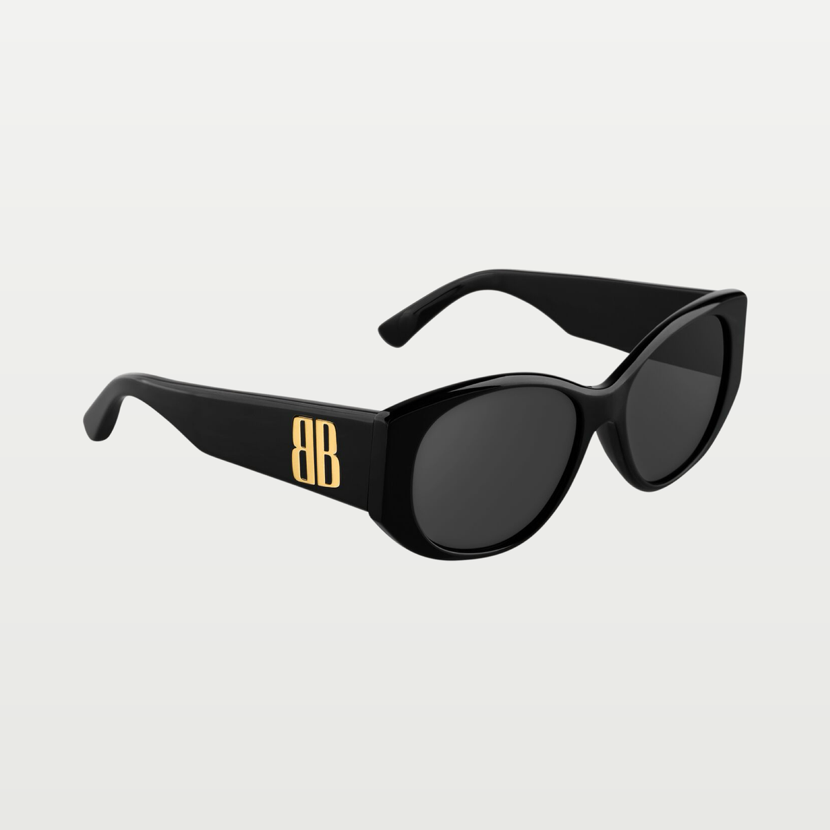 Balenciaga Women's Nano Round Sunglasses in Black