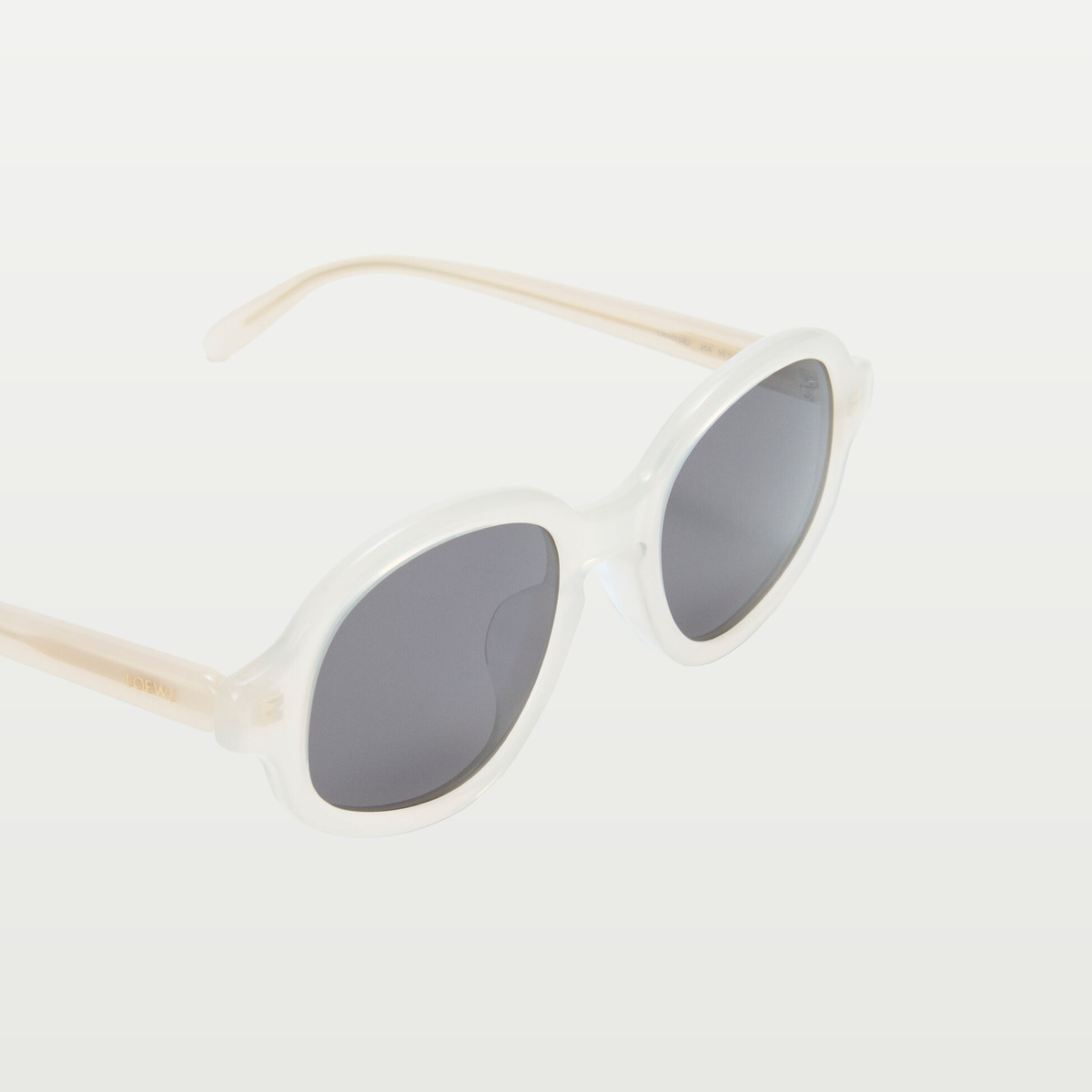 LOEWE Delta Slim sunglasses in Milky Ivory