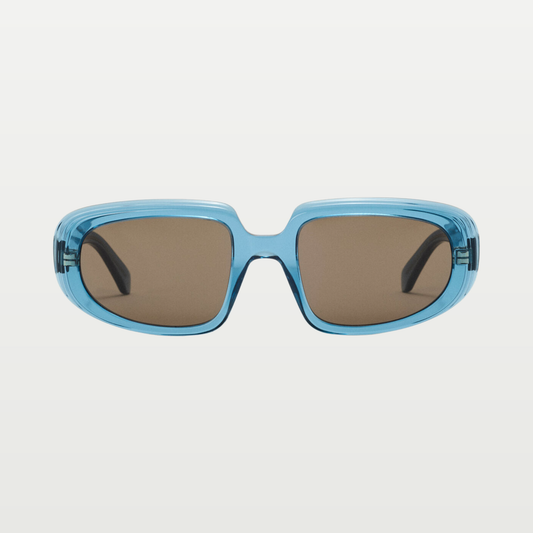 LOEWE Mini Anagram Steps Rectangular sunglasses in Transparent Blue