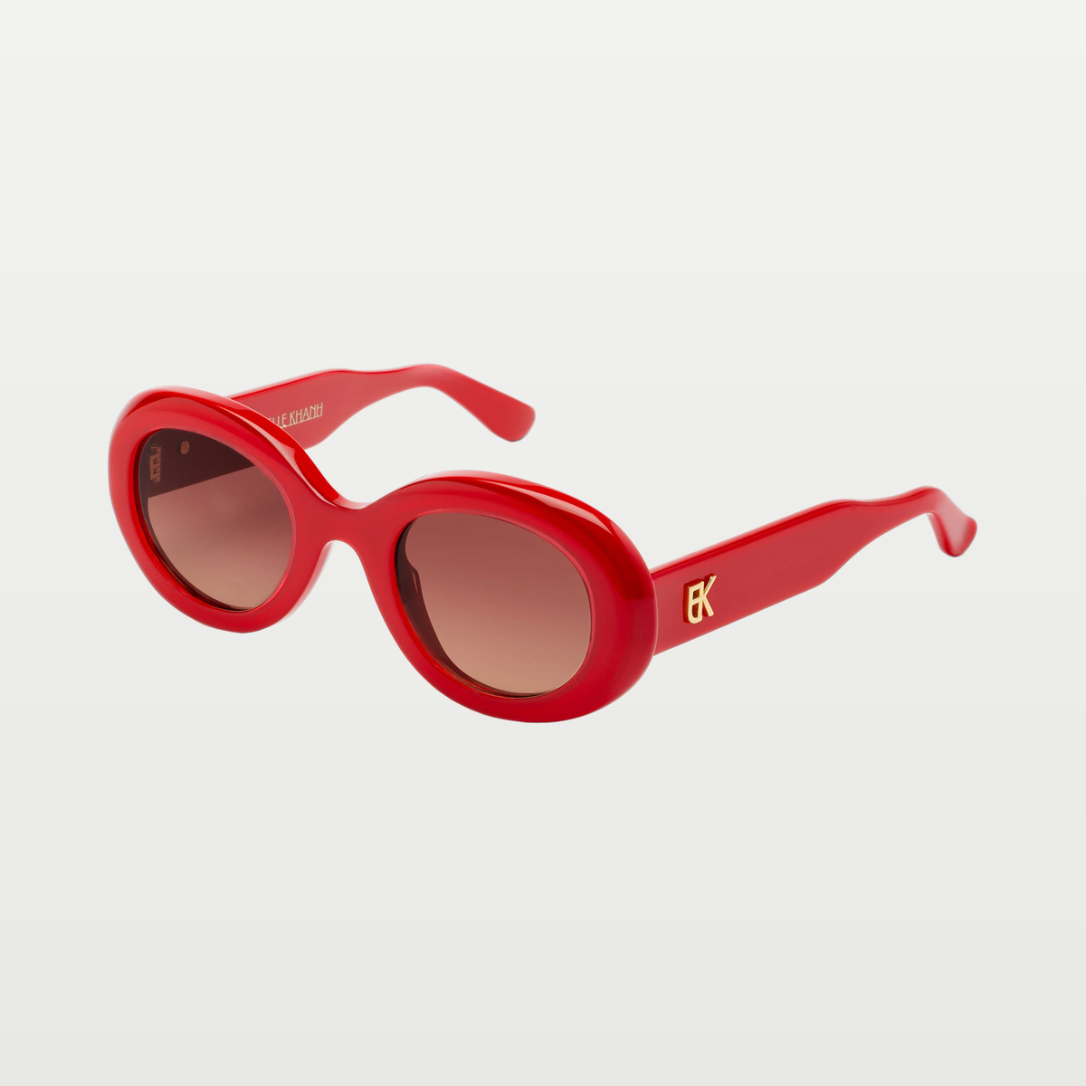 Emmanuelle Khanh Sunglasses QUEEN — GLOSSY RED