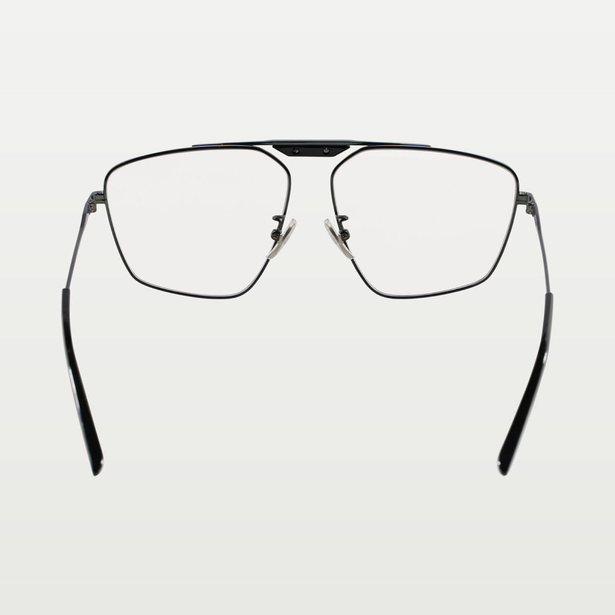 Balenciaga Tag 2.0 Navigator Sunglasses in Dark Silver