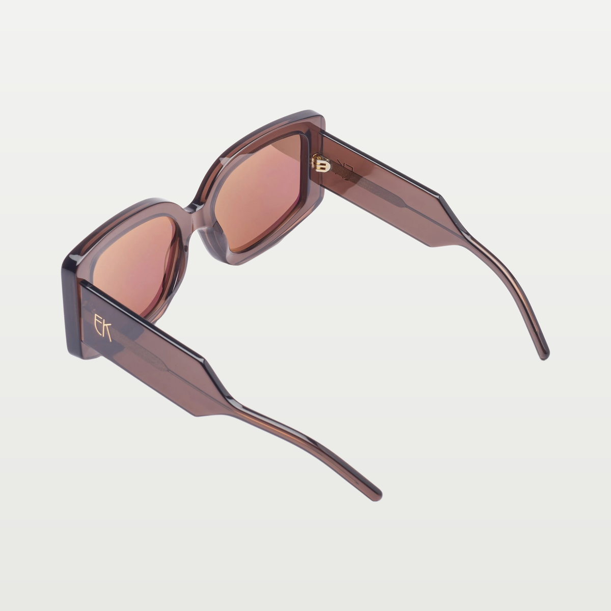 Emmanuelle Khanh Sunglasses 7082 — CRYSTAL BROWN