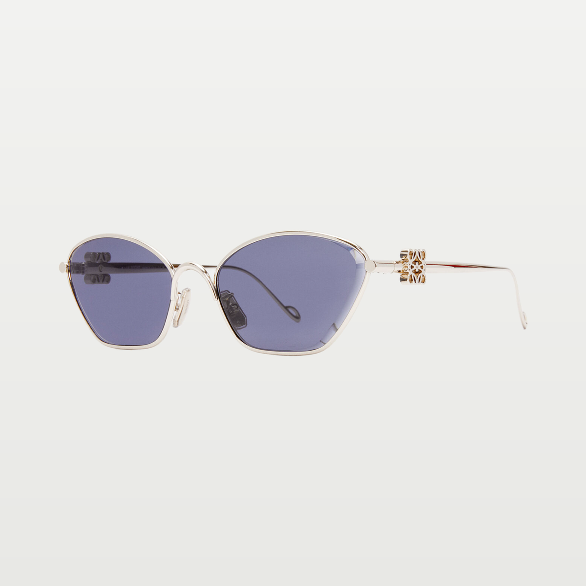 LOEWE Anagram hexagonal sunglasses in Solid Blue