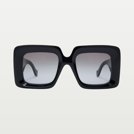 LOEWE Beveled Square Maxi Anagram sunglasses in Black
