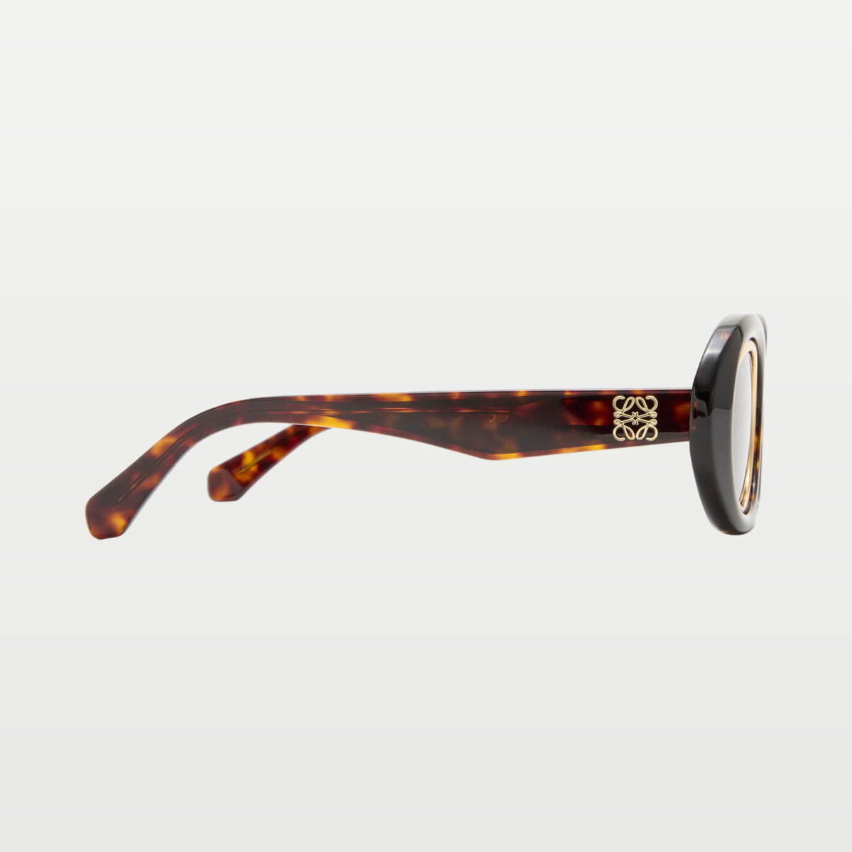 LOEWE Mini Anagram Oval sunglasses in Havana