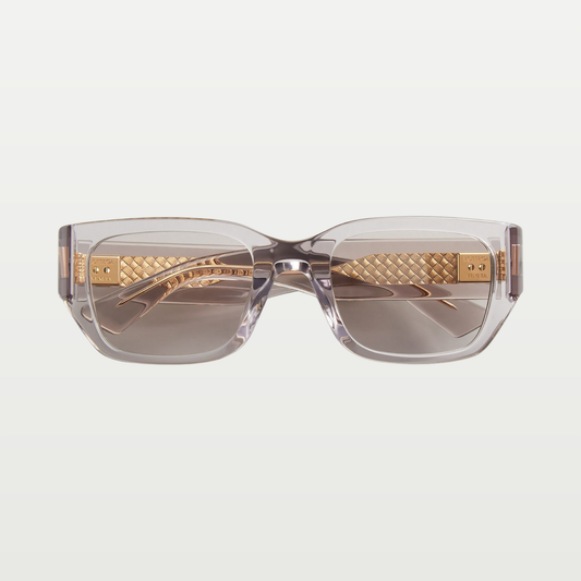 Bottega Veneta Intrecciato Square Sunglasses in Grey