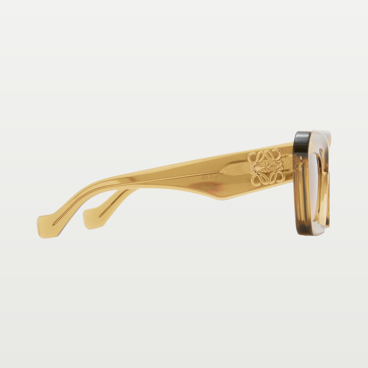LOEWE Beveled Cateye sunglasses in Transparent Olive