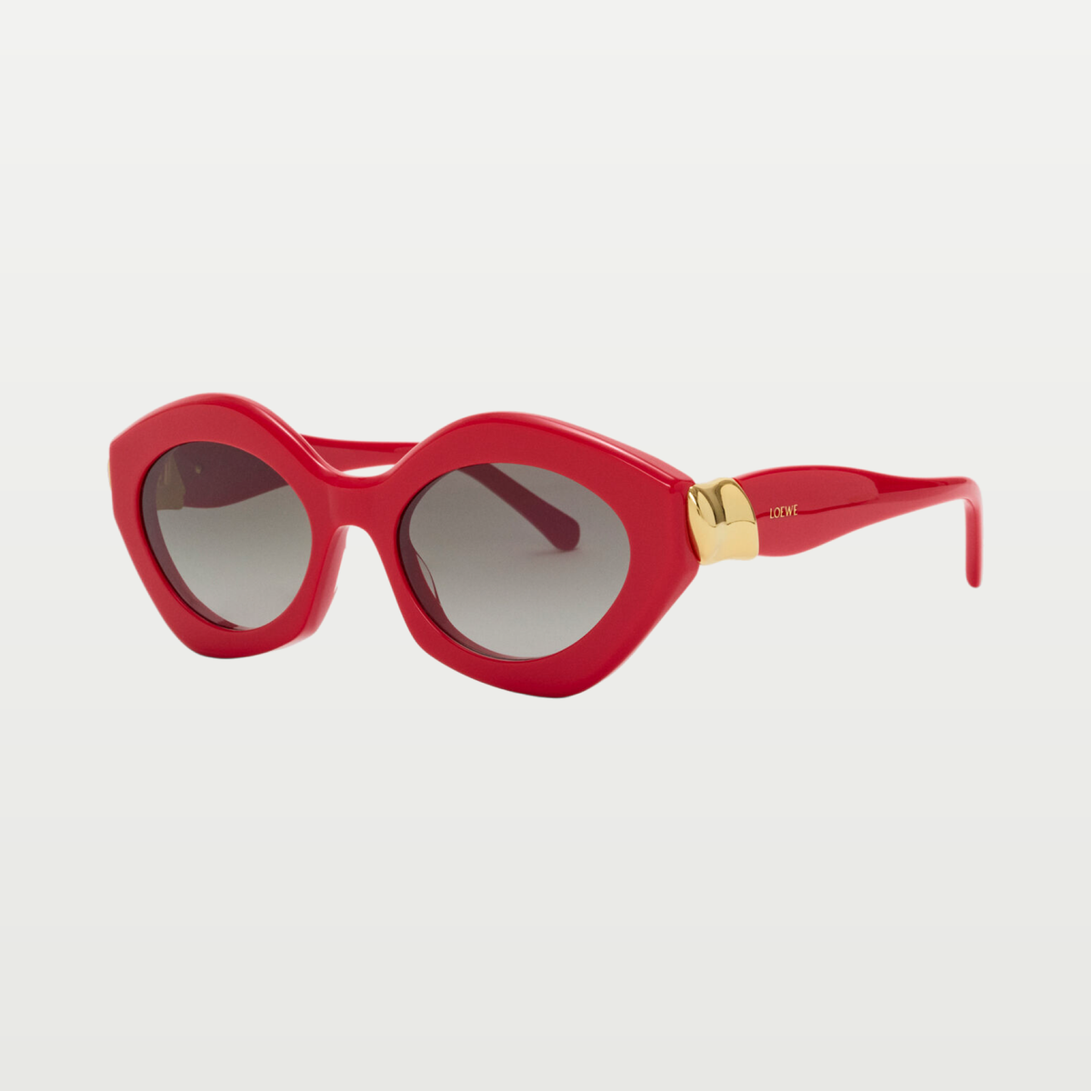 LOEWE Coil Cateye sunglasses in Ruby