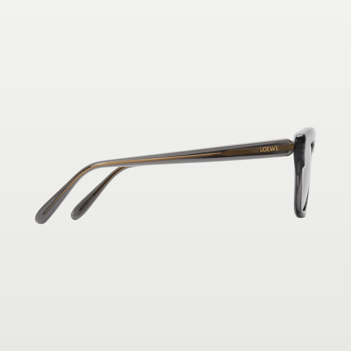LOEWE Sigma Slim sunglasses in Transparent Grey/Black