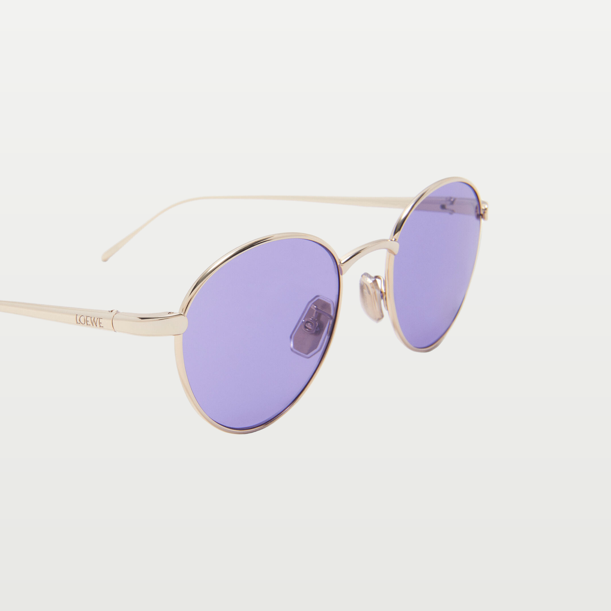 LOEWE Groove Round sunglasses in Purple