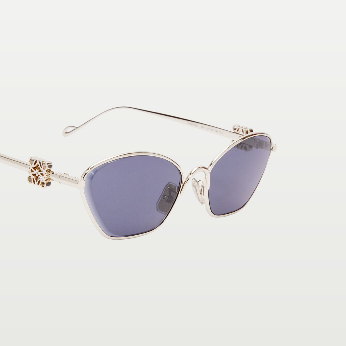 LOEWE Anagram hexagonal sunglasses in Solid Blue