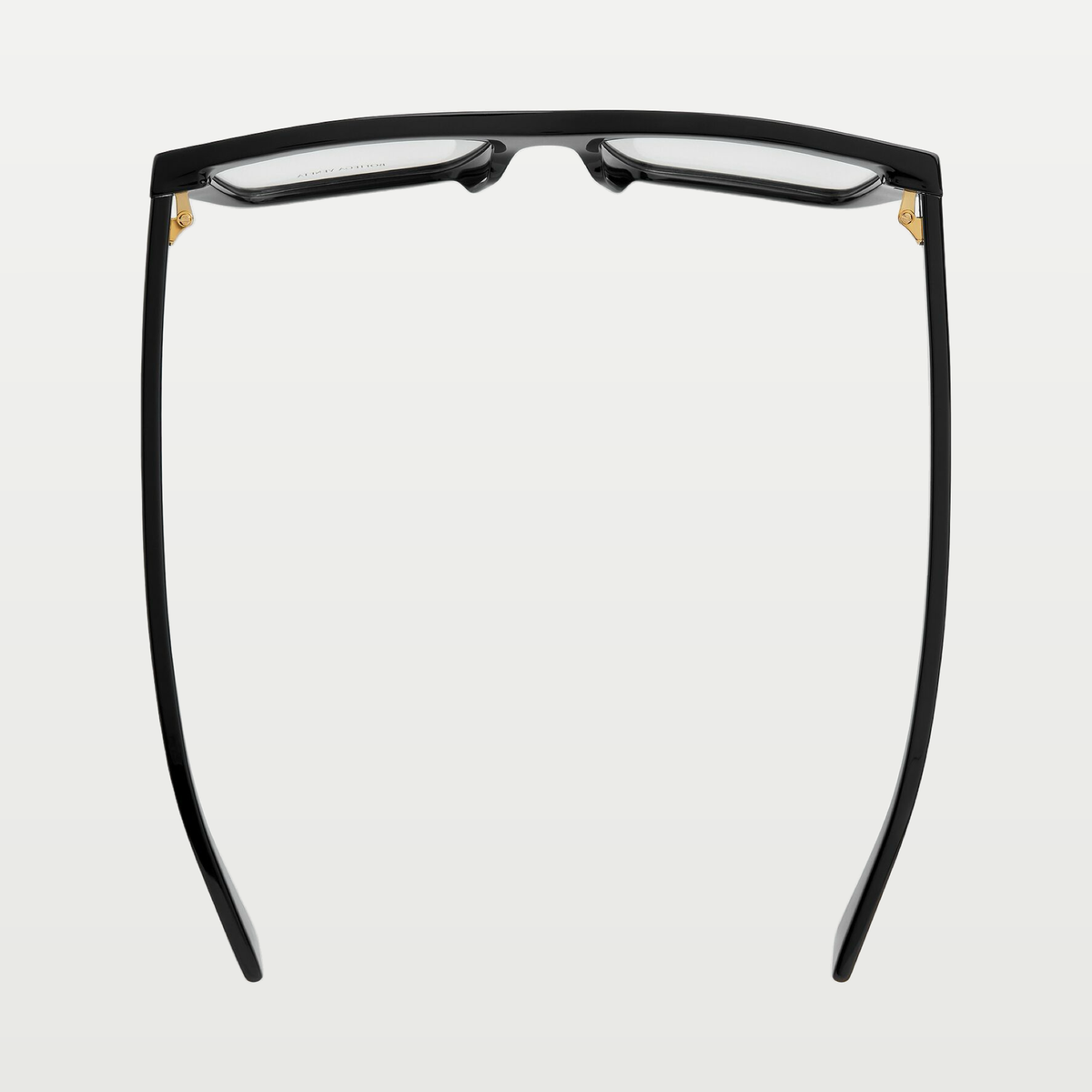 Bottega Veneta Soft Recycled Acetate Square Eyeglasses in Black/transparent