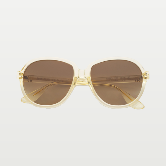 Emmanuelle Khanh Sunglasses MANO-SOL — CRYSTAL CLEAR