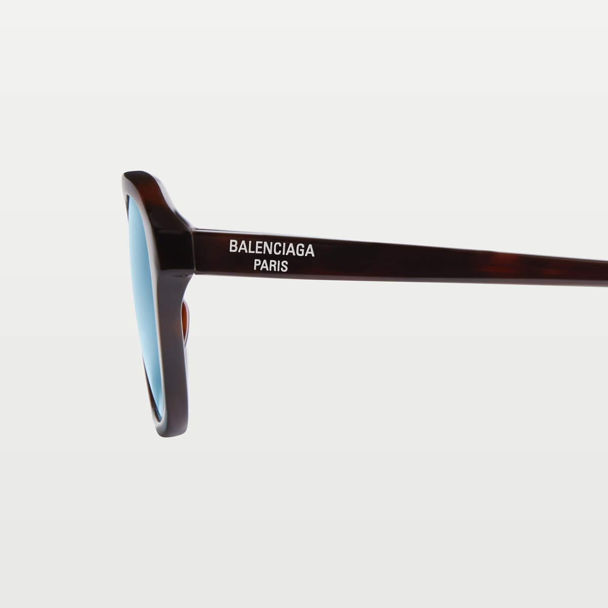 Balenciaga Men's Daily Pilot Sunglasses in Dark Caramel Havana