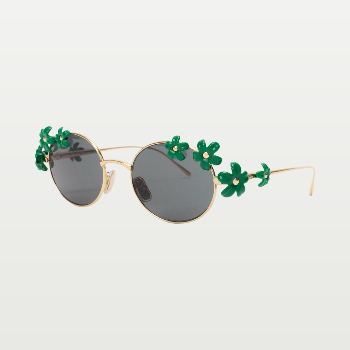 LOEWE Daisy Field sunglasses in Emerald Green
