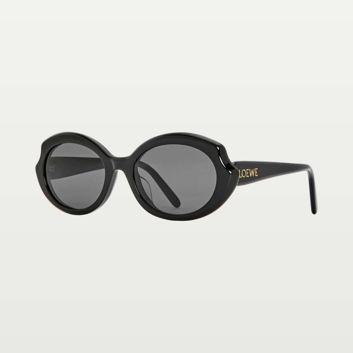 LOEWE Mini Oval Slim sunglasses in Black