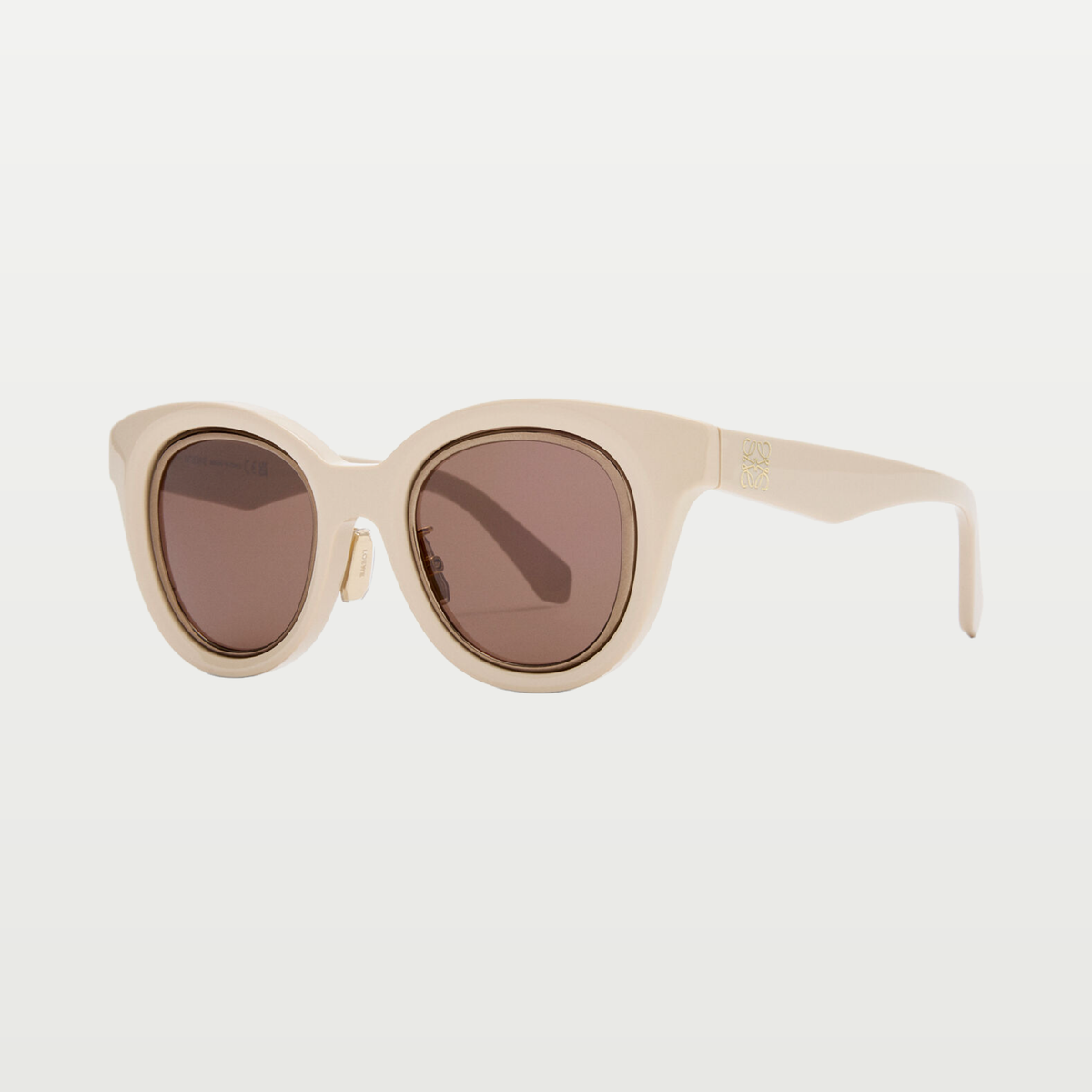LOEWE Mini Anagram Butterfly sunglasses in Cream
