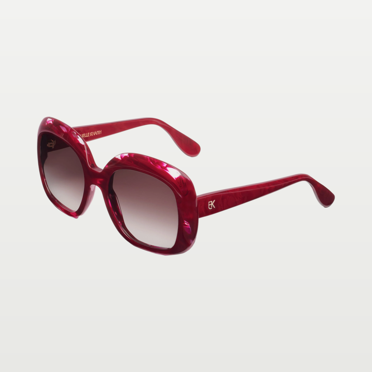 Emmanuelle Khanh Sunglasses NOVA — MOIRE BORDEAUX