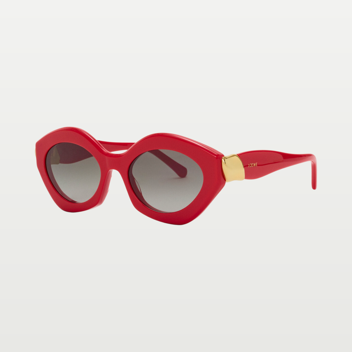 LOEWE Coil Cateye sunglasses in Ruby