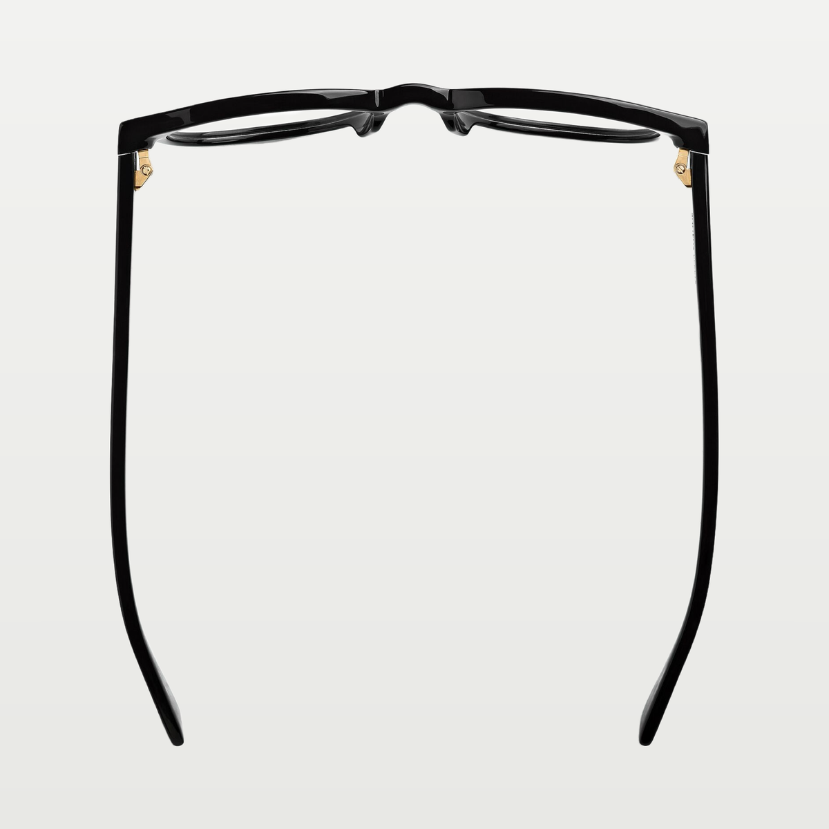 Bottega Veneta Classic Panthos Eyeglasses in Black/transparent