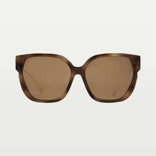 Emmanuelle Khanh Sunglasses 11820N — BROWN FLAME - IVORY