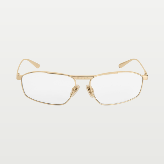 Balenciaga Men's Tag 3.0 D-frame Sunglasses in Light Gold