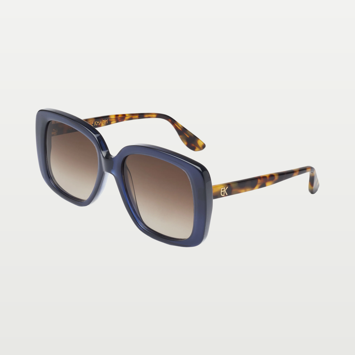 Emmanuelle Khanh Sunglasses CARMEN-SOL — NIGHT CRYSTAL - PANTHER SCALE