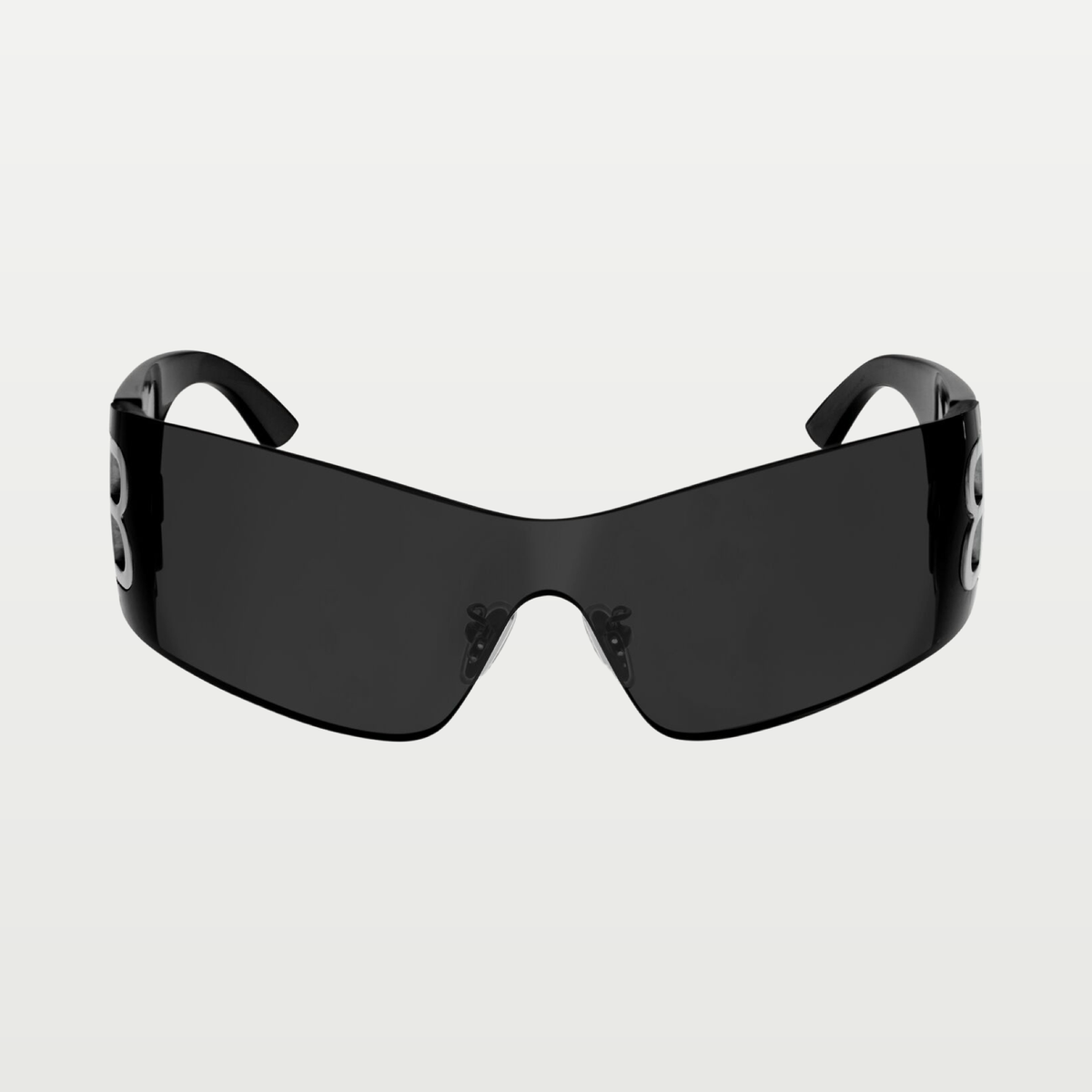 Balenciaga Women's Bossy Mask Sunglasses in Black