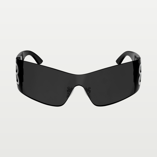 Balenciaga Women's Bossy Mask Sunglasses in Black